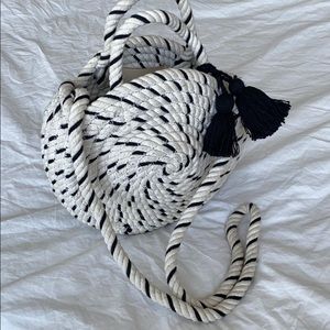 Zara Crossbody Straw Bag